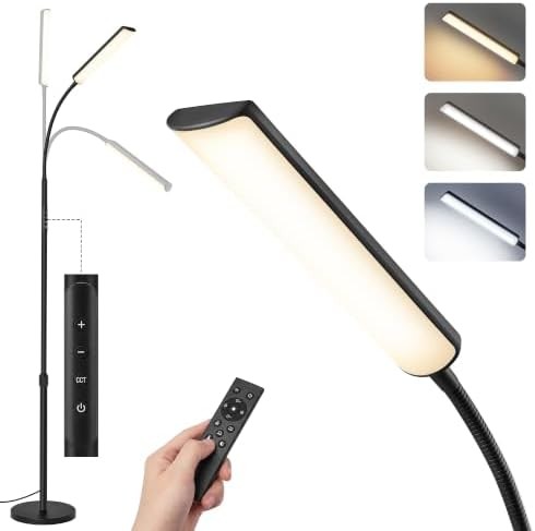 Lampadaire led pied salon - lampadaire,