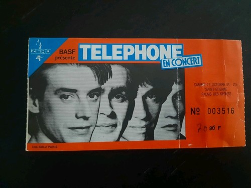 Billet ticket concert - billet,