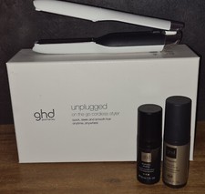 Lisseur Professionnel - GHD Unplugged Sans fil - Blanc -  + Spray  -  + Sérum -