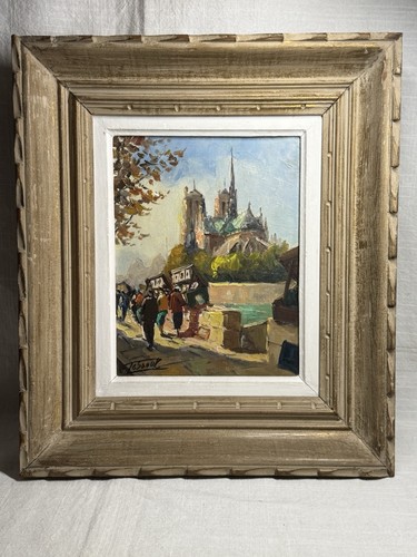 Huile sur toile seine - sur,