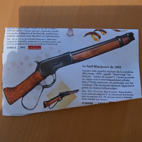 Winchester fusil 1892 - fusil, de