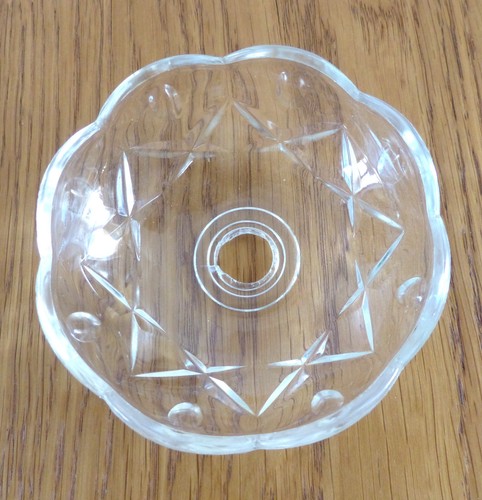 Ancienne bobèche verre non - ancienne,