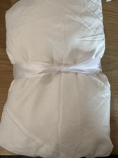 Pottery Barn Belgian Flax Linen Box Spring Cover, King White