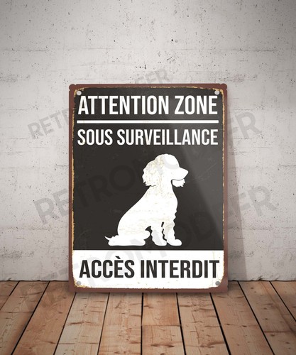 Plaque métal vintage - , accès