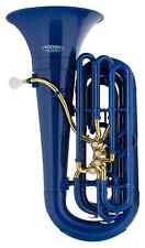 Tuba Sib en Plastique Bleu Legere 4 Valves Perinet avec Housse Embouchure Set