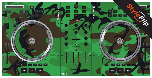 Numark skin green camo - numark,