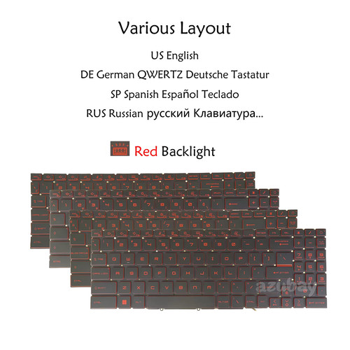 Clavier rétroéclairé rouge - clavier,