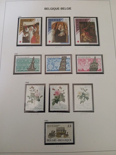 Timbres belgique neuf - neuf, lot