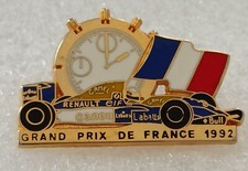 F1 Grand Prix de France 92 pins. Renault chrono watch 
