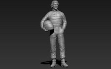Résine Ayrton Senna modèle