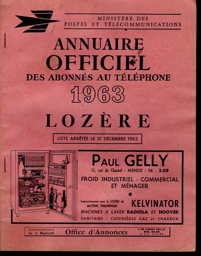 Annuaire officiel des postes - annuaire,