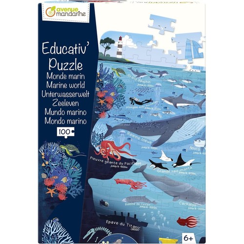 Puzzle educatif 100 - -,
