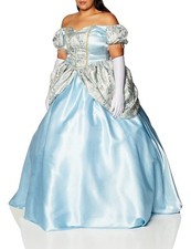 Cinderella Princess Theatre Royal Dress Gown Costume Disney In Character Sz L