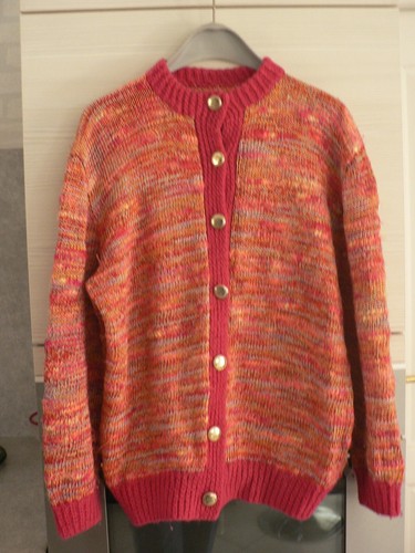 Gilet femme tricot fait main - tricot,