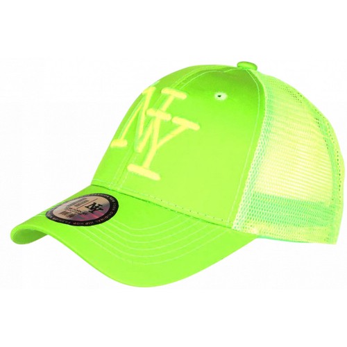 Casquette filet vert fluo - casquette,