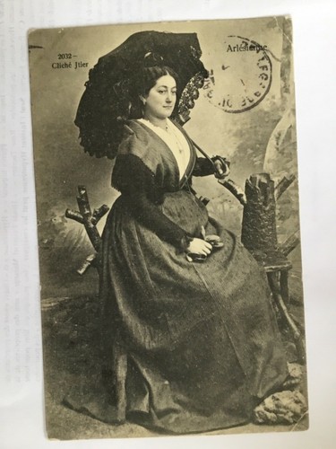 Cpa scène type costume et - cpa,