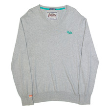 SUPERDRY Pull Pour Homme Gris