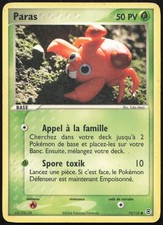 Carte Pokémon Paras 72/112