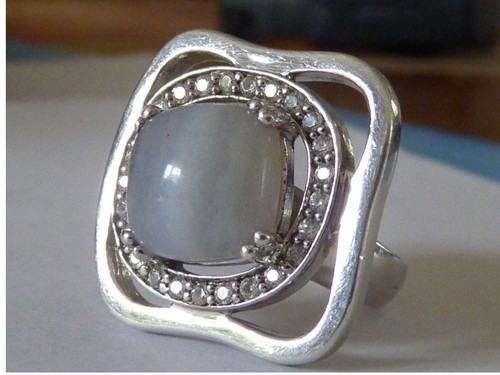 Bague ancienne argent massif - bague,