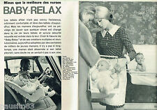 1964 ADVERTISING 115 BABY-RELAX Baby Folding Bed Seats (4d)