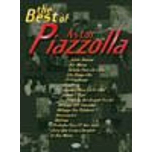 Partitions piazzolla best - best, of