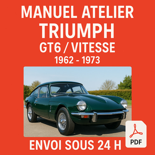 Manuel atelier triumph gt6 - manuel, et