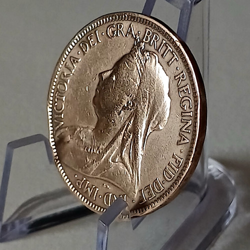 Pièce half penny - 1,