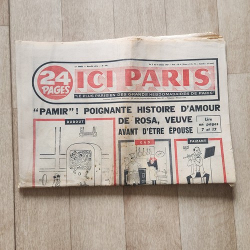 Ici paris 640 - paris, 1957