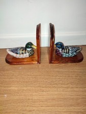 Serre livres CANARDS bois