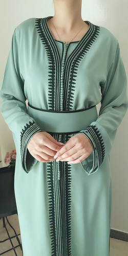 Moroccan caftan pieces - caftan,