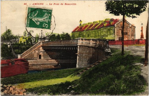 Cpa amiens pont beauville - cpa, de