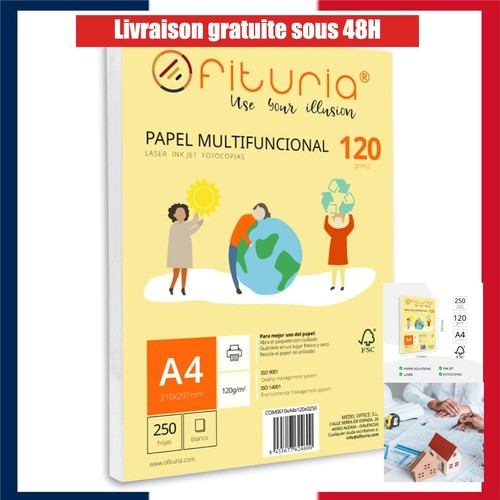 Ramette papier 120g 250 - a4,