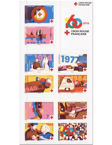 Carnet timbre adhésif france - carnet,