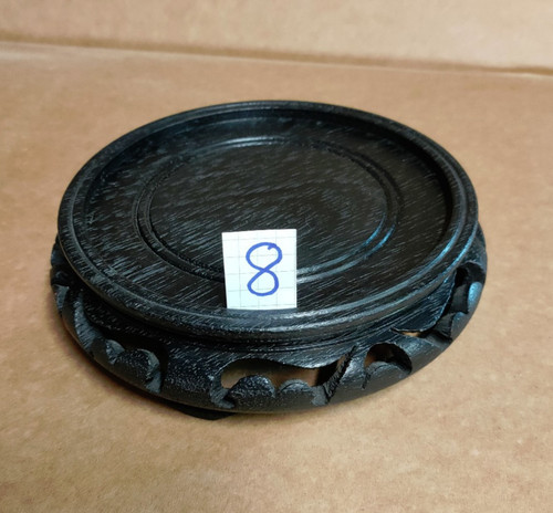 Socle stand rond en bois - 1,