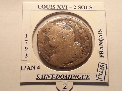 Sols louis xvi - 2, 1792