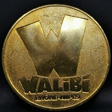 JETON TOURISTIQUE MDP 2014 WALIBI RHONES ALPES / MEDAILLE 34 mm