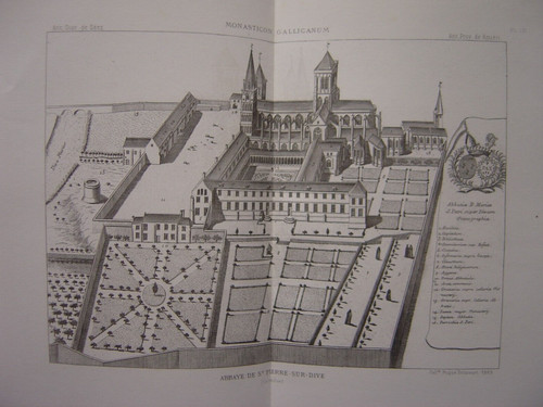 Grande gravure légendée