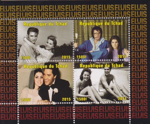 Timbres sur elvis presley - timbres,