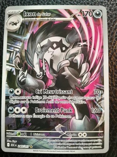 Carte pokémon ixon galar - pokémon,
