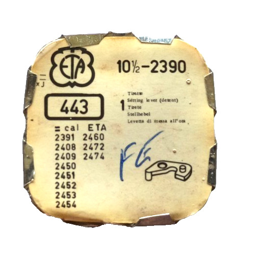 Eta 2390 set - watch, part