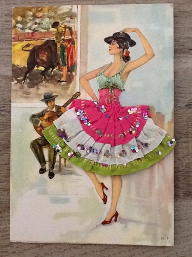 Illustree brodee danseuse - brodee,