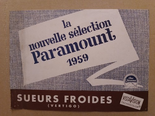 Sueurs froides pressbook - pressbook,