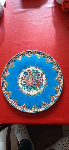Assiette émaux longwy - émaux,