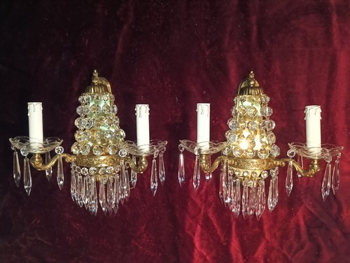 Paire appliques pampilles - d'appliques,