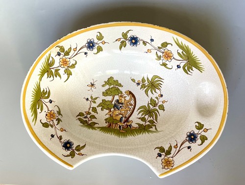 Plat barbe décor - plat, au