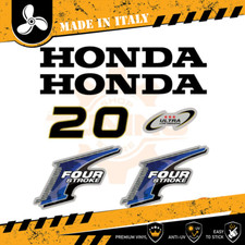 Décalcomanies adhésif Moteur hors-bord Honda 20 Ch Four Stroke - B