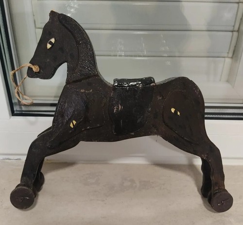Jeu cheval poney - bois, jouet