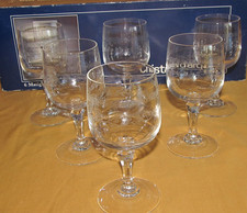 Série de 6 verres à vin