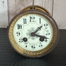 ancien mécanisme mouvement de pendule  diamètre encastrement 102 mm