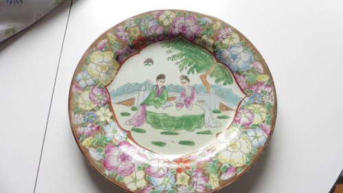 Assiette chinoise canton 26 - assiette, de
